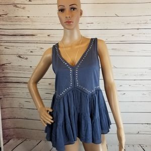 Abercrombie and Fitch Sleveless Blue Top Size S